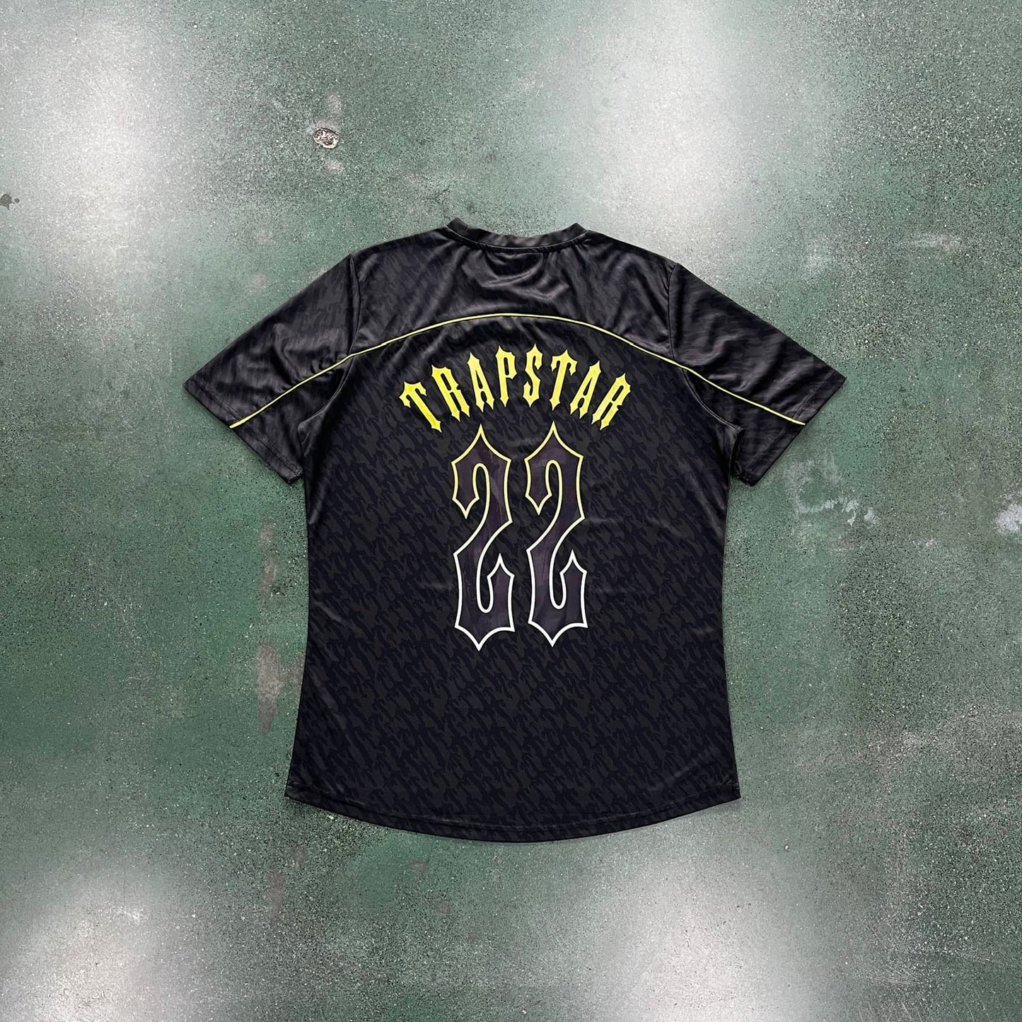 T football jersey-black