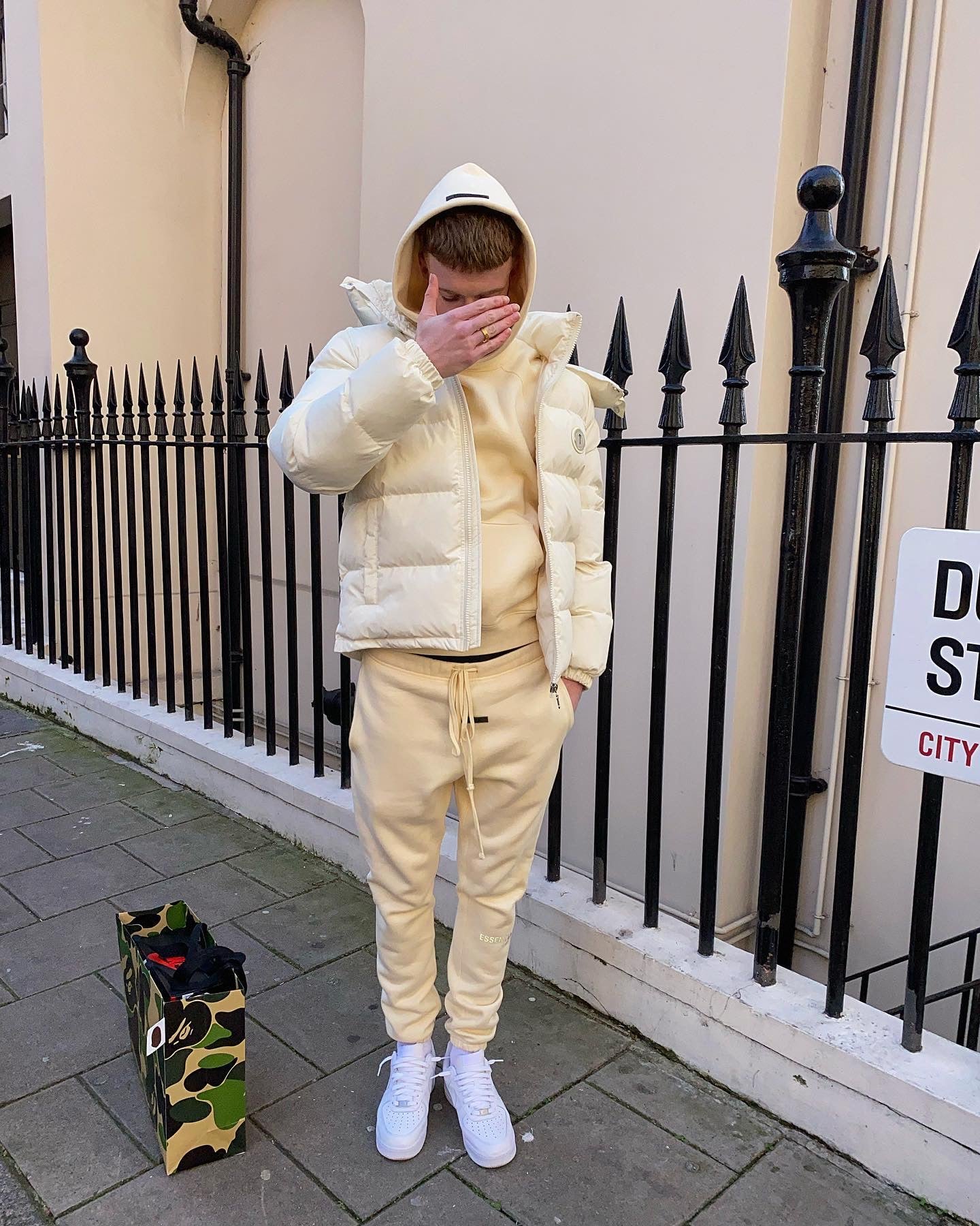 PUFFER JACKET-cream