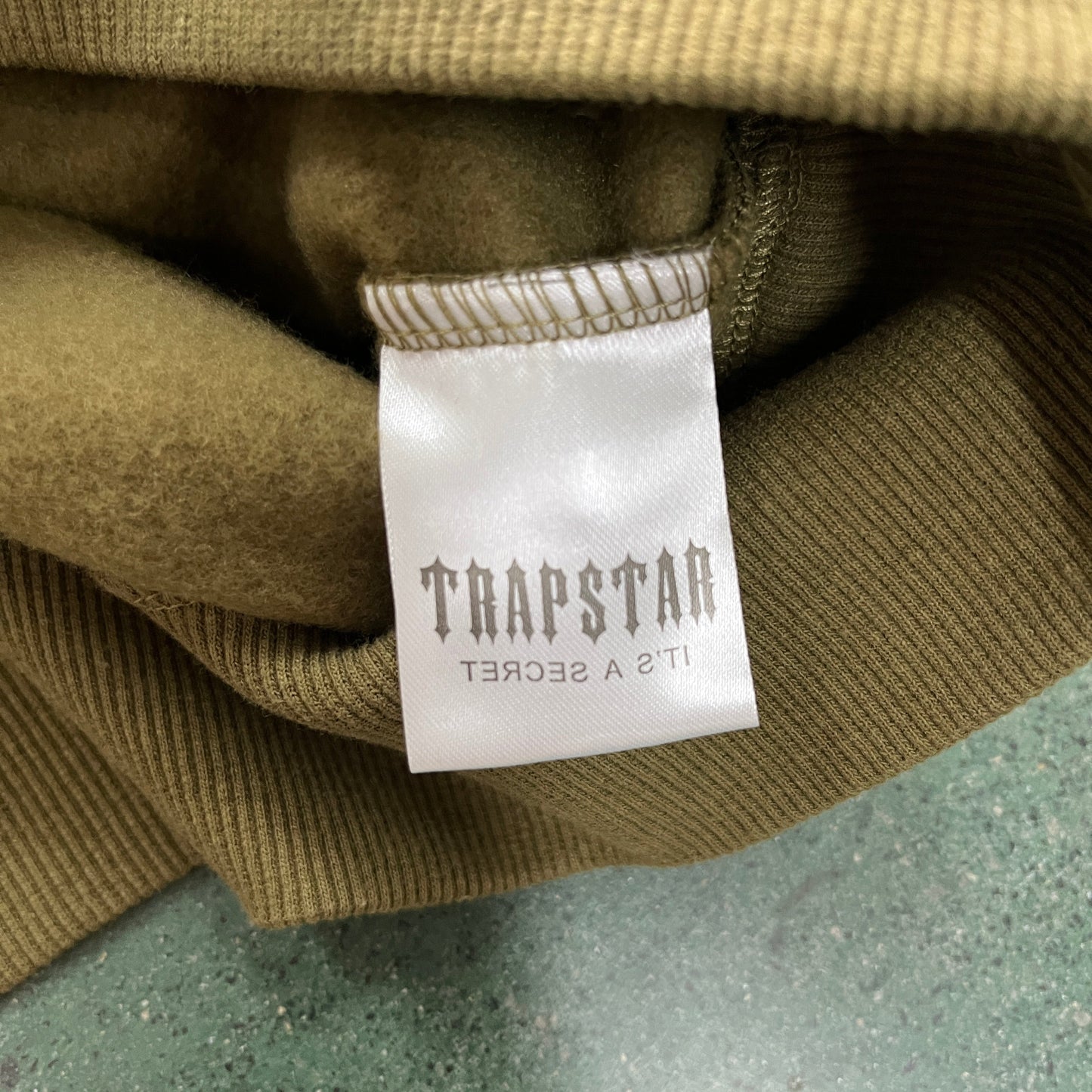 Decoding Chenille Sportswear - Army Green Embroidery