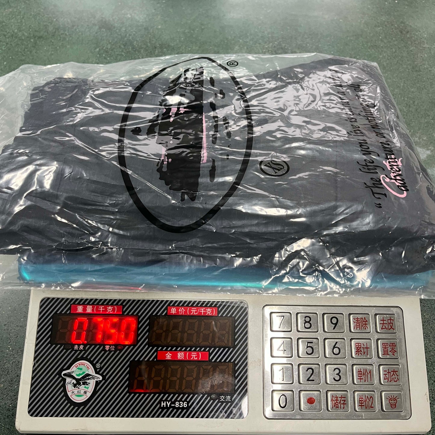 black with pink logo cargos