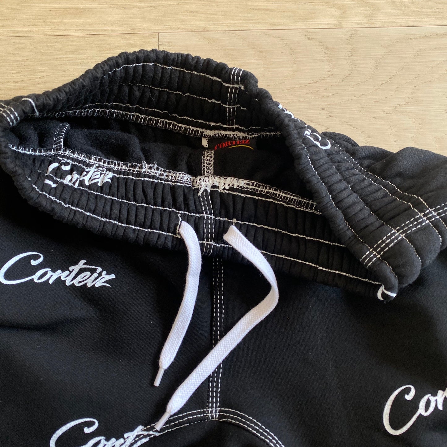 corteiz black joggers