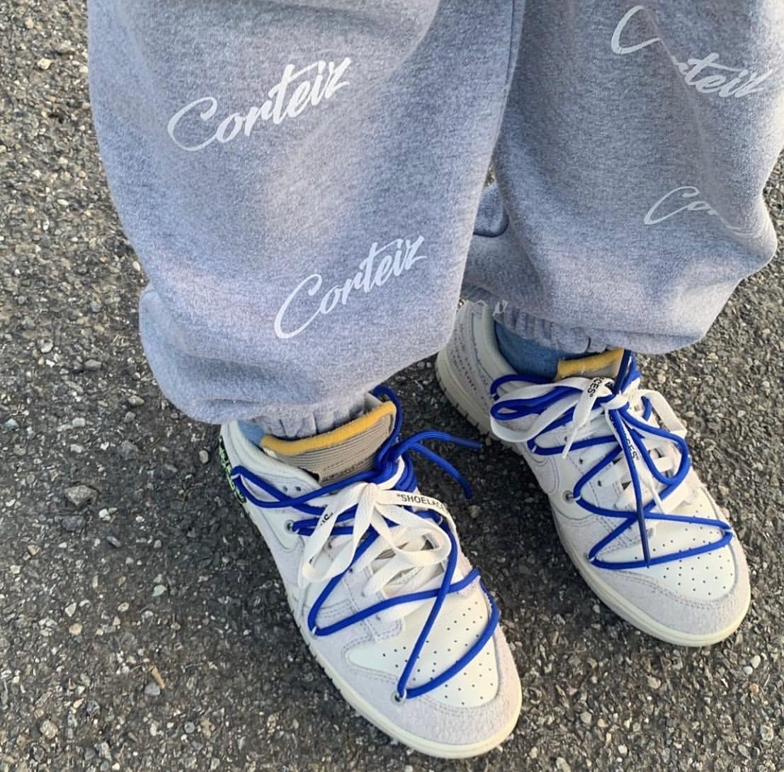 corteiz grey joggers