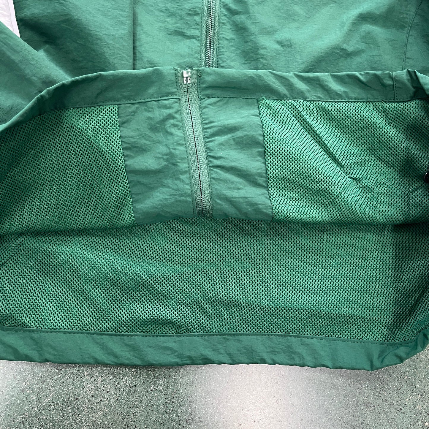 White and Green Jacket
