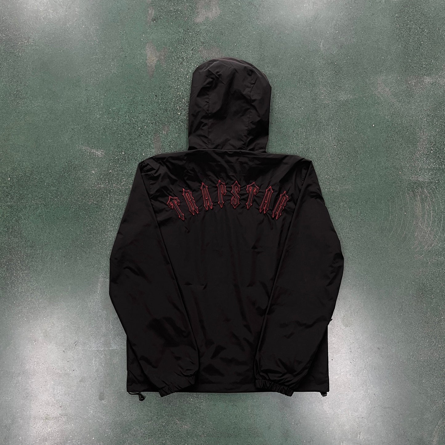 irongate T windbreaker-black red