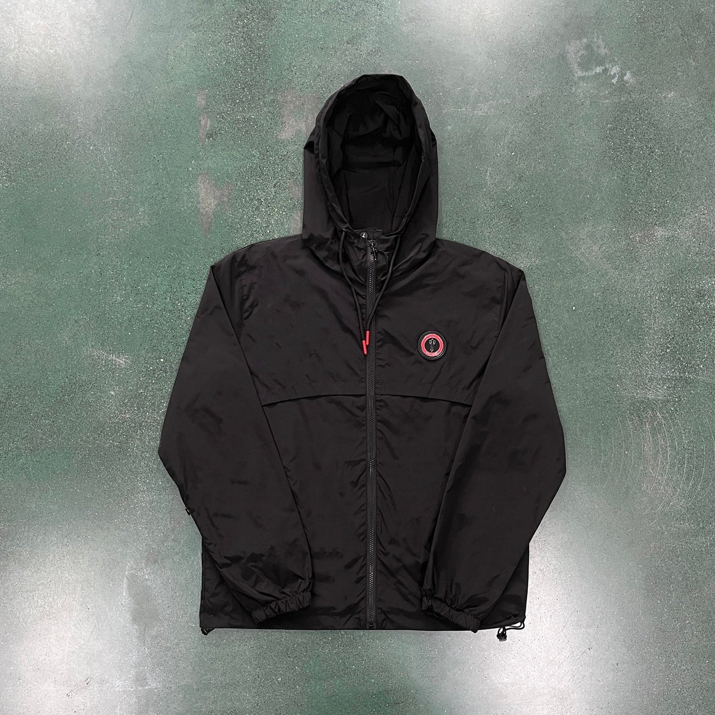 irongate T windbreaker-black red