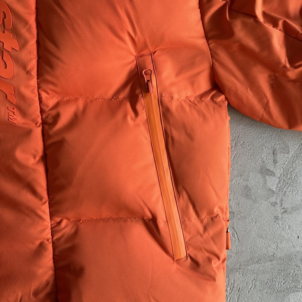 hyperdrive technical puffer jacket-orange