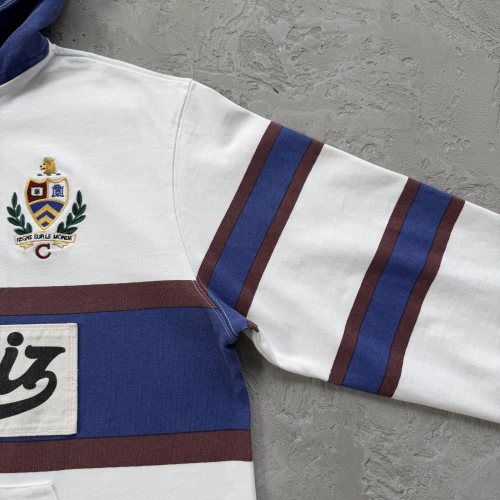 WINGER HOODED RUGBY -OFF WHITE