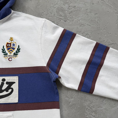 WINGER HOODED RUGBY -OFF WHITE
