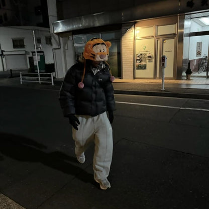 bolo v2 down jacket jacket-black and white