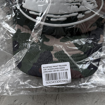 foam printed truck cap-camouflage
