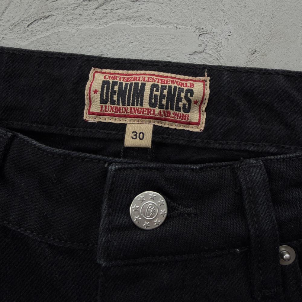 allstarz denim baggy jeans -triple black