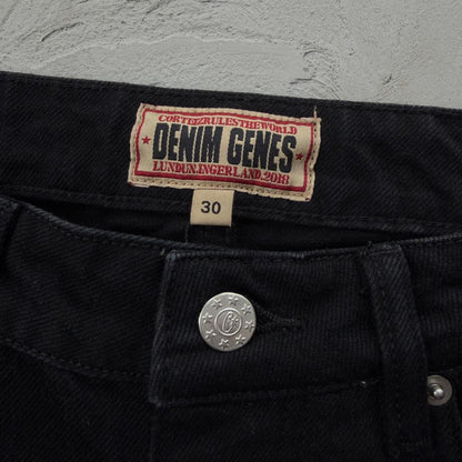 allstarz denim baggy jeans -triple black