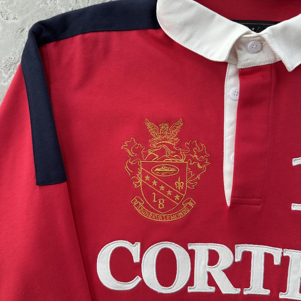PANELED RUGBY [RED]