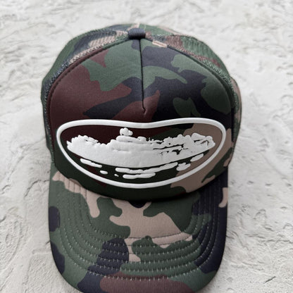 foam printed truck cap-camouflage