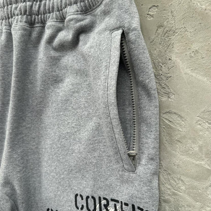 Hmp stencil crewneck set-grey