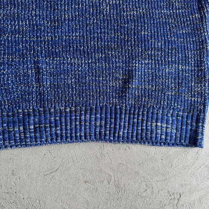 mixed yarn allstarz sweater-blue