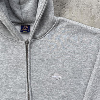 MINI ISLAND ZIP HOODIE -grey