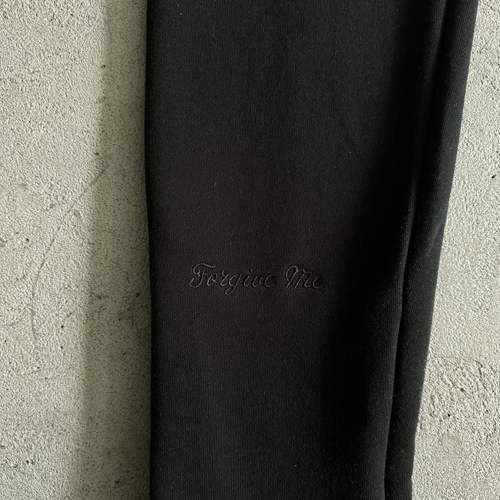 sy round neck suit-black tracksuit