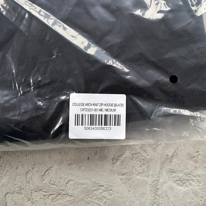 3M college knit zip hoodie-black