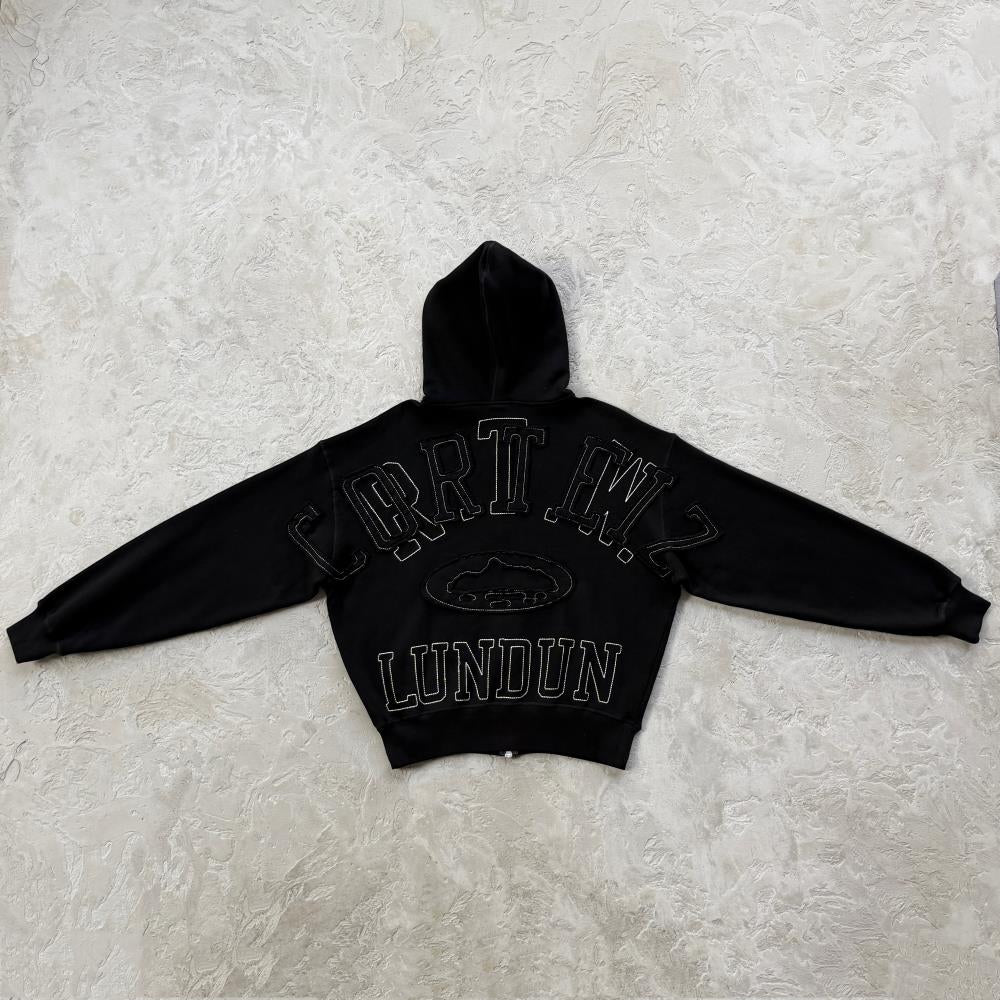 LUNDUN STITCH OPEN HEM -triple black
