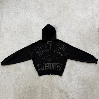 LUNDUN STITCH OPEN HEM -triple black