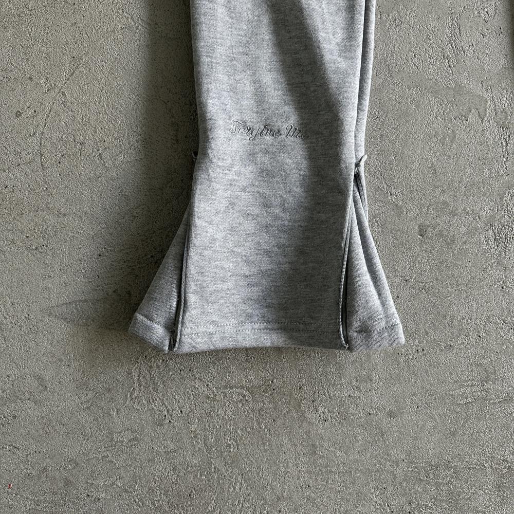 sy round neck suit-gray