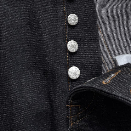 Crest Chainstitch Baggy Jeans- Washed Black
