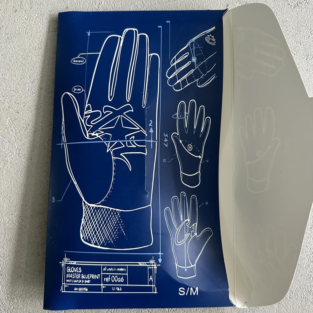 (Genuine cowhide) White leather gloves