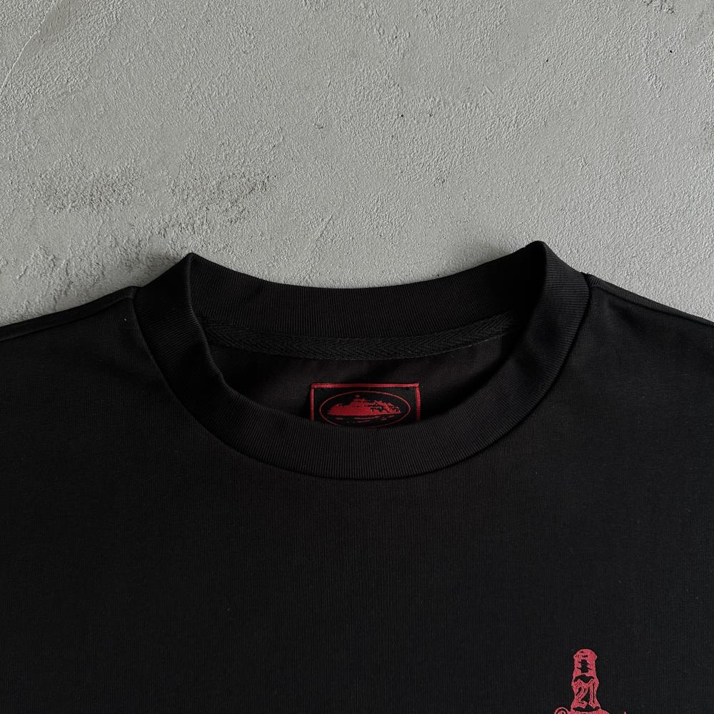 slaughter gang tee-black