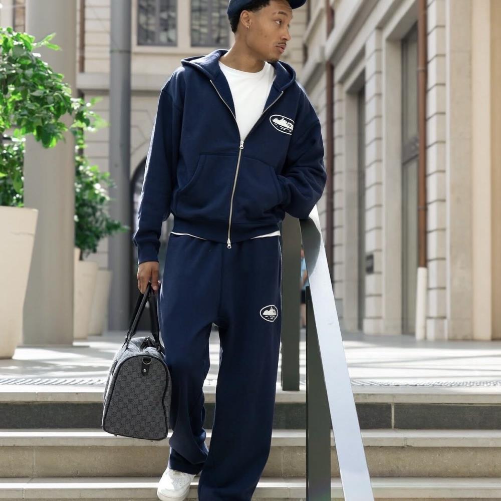 ISLAND PUFF PRINT SET[WASHED ROYAL]
