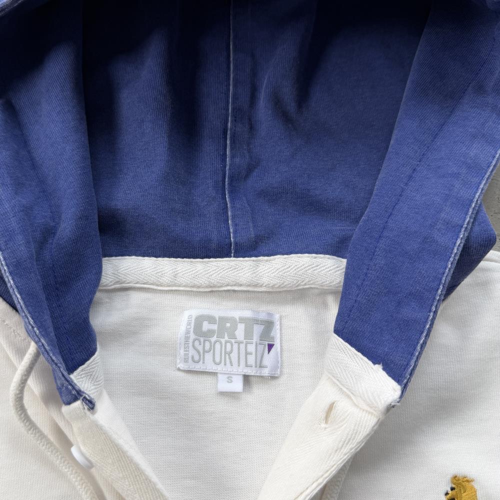WINGER HOODED RUGBY -OFF WHITE
