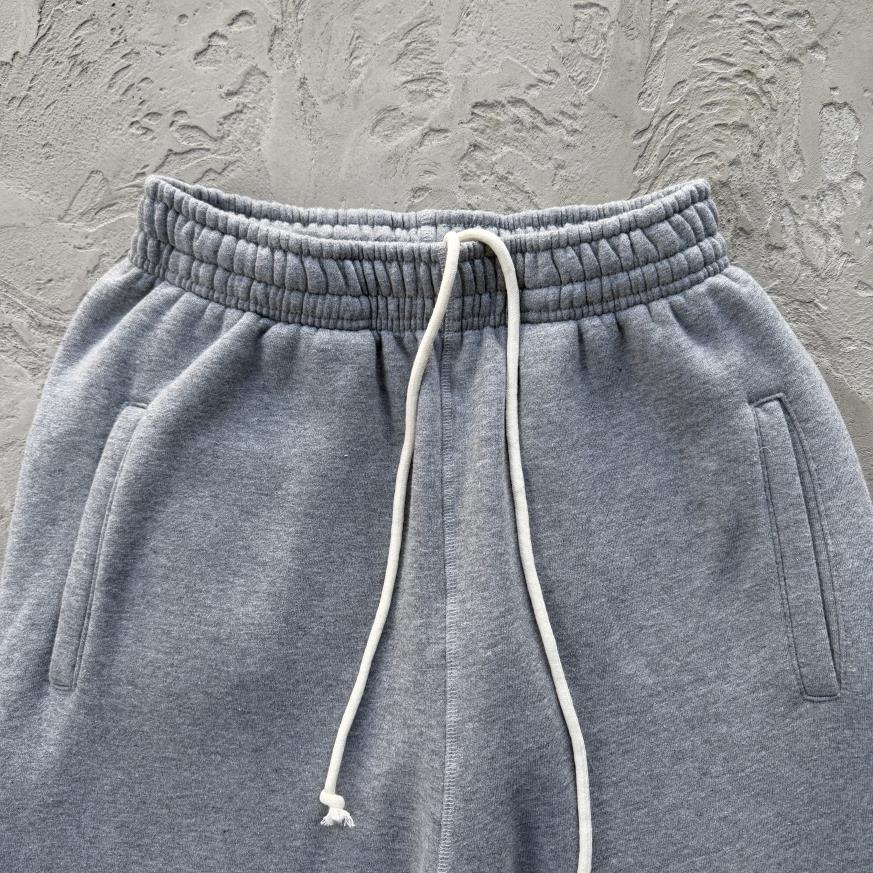 Lundun Stitch Zip Hoodie & STITCH OPEN HEM SWEATPANT-Heather Grey