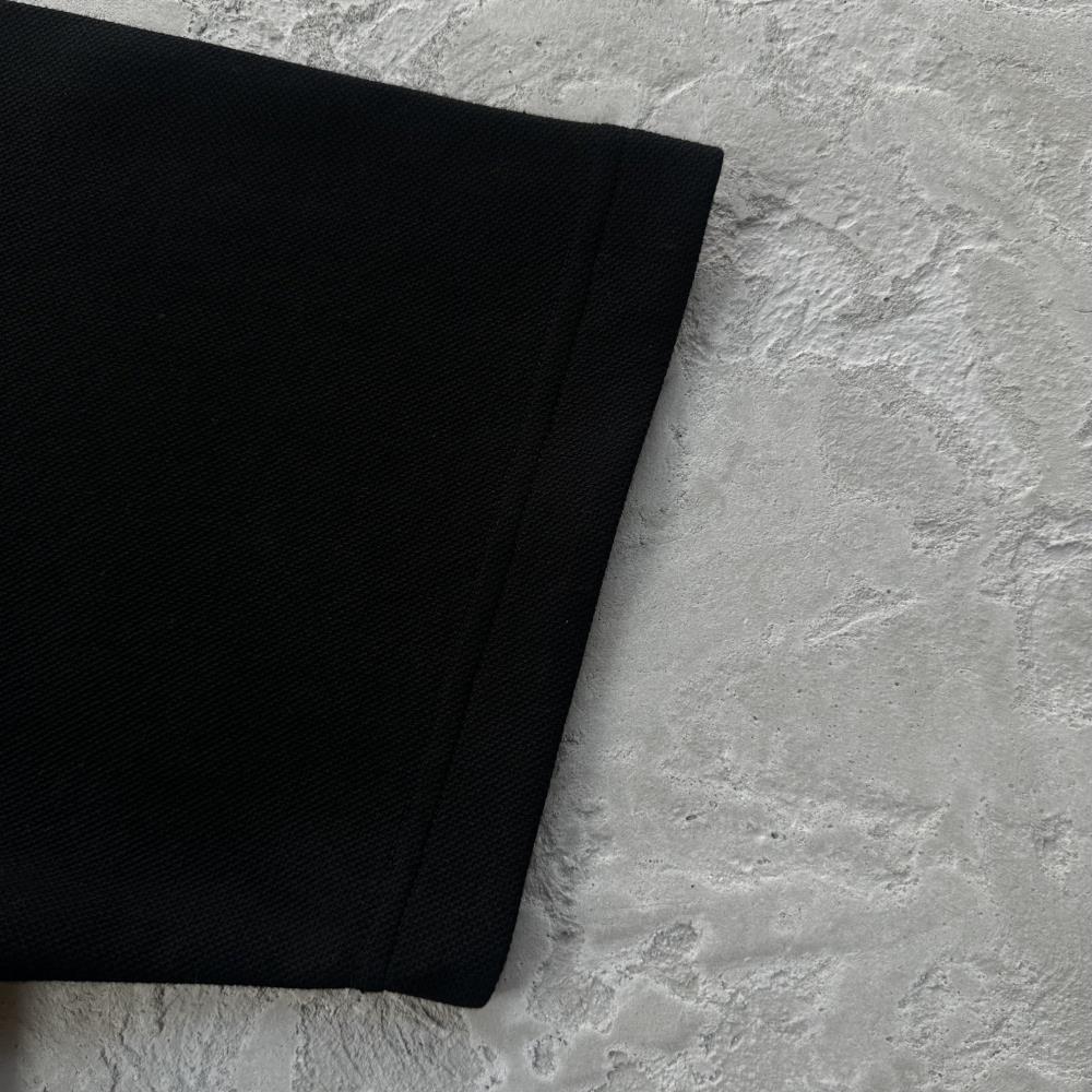 island pique polo set -black