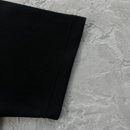island pique polo set -black