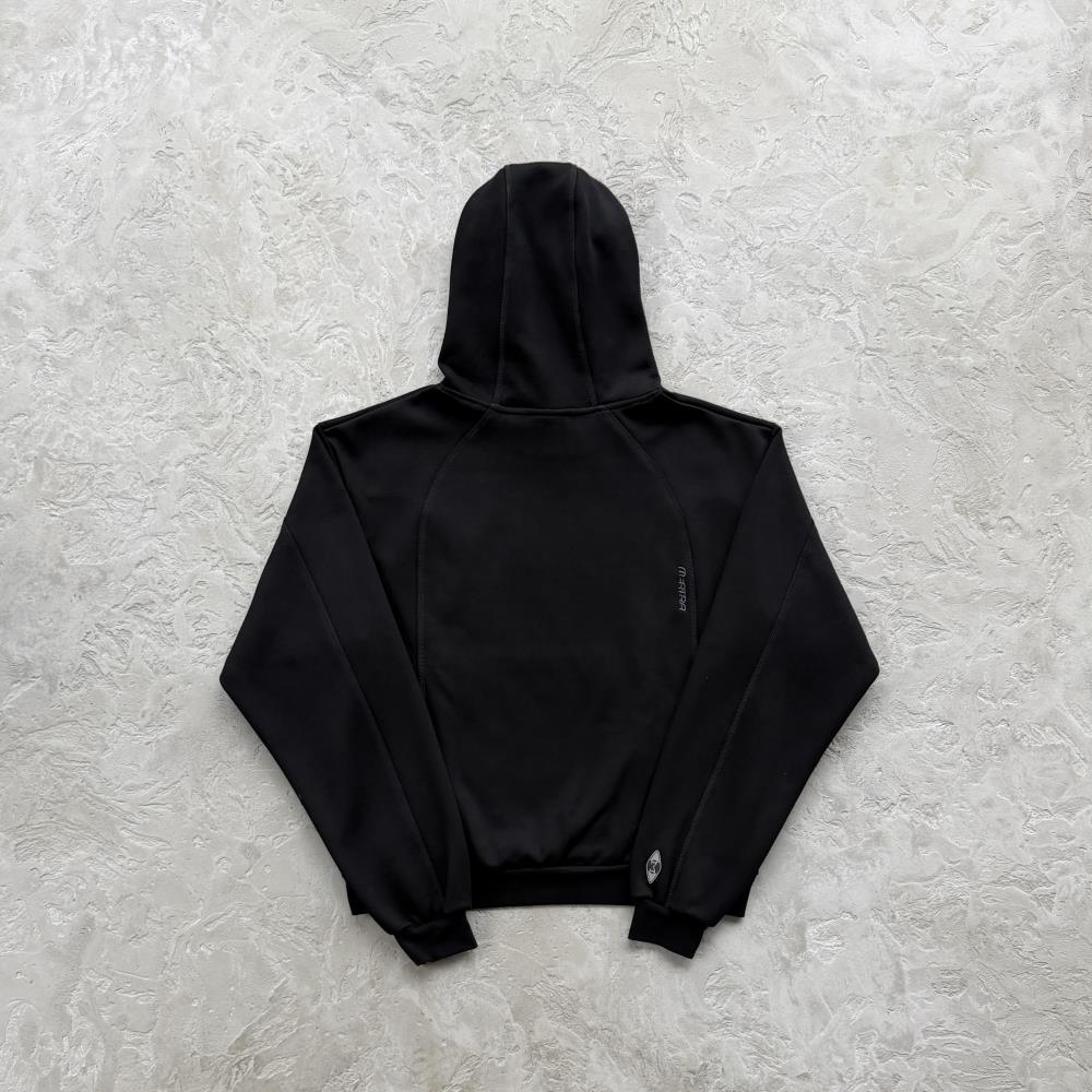 ME glide overlock trackie-black