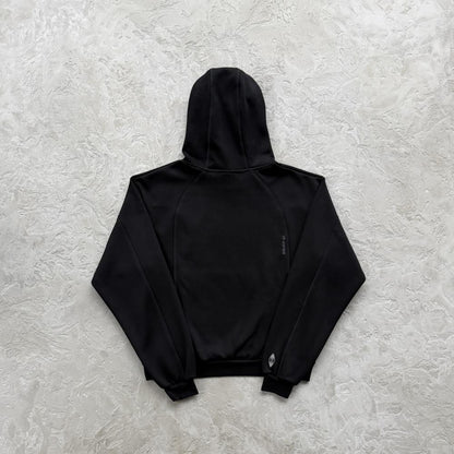 ME glide overlock trackie-black