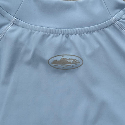 Why Always Me Compression Top 'Powder Blue'