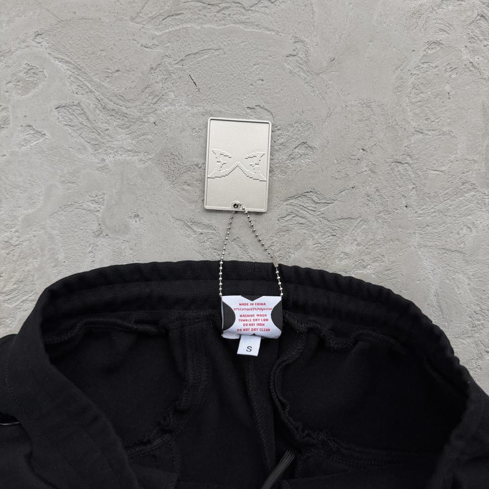 ME glide overlock trackie-black