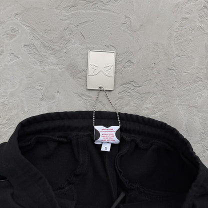 ME glide overlock trackie-black