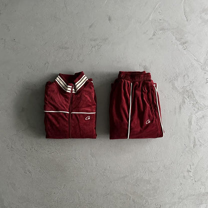 velour amg set -red