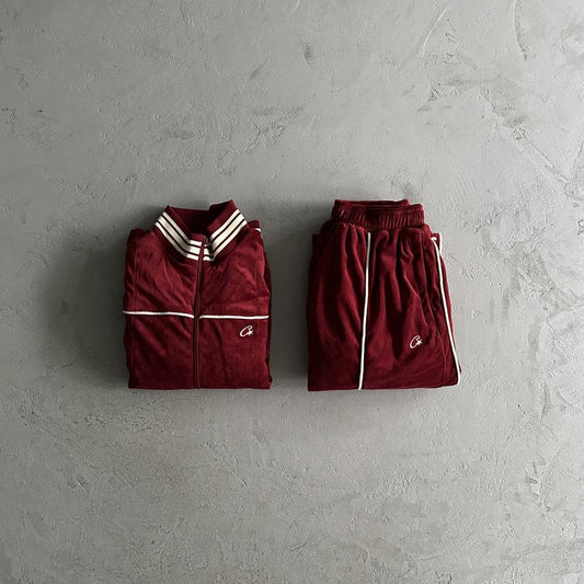 velour amg set -red