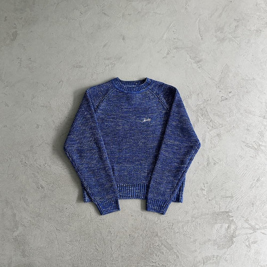 mixed yarn allstarz sweater-blue