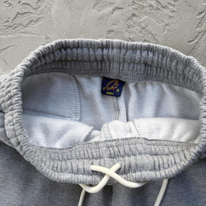 Lundun Stitch Zip Hoodie & STITCH OPEN HEM SWEATPANT-Heather Grey