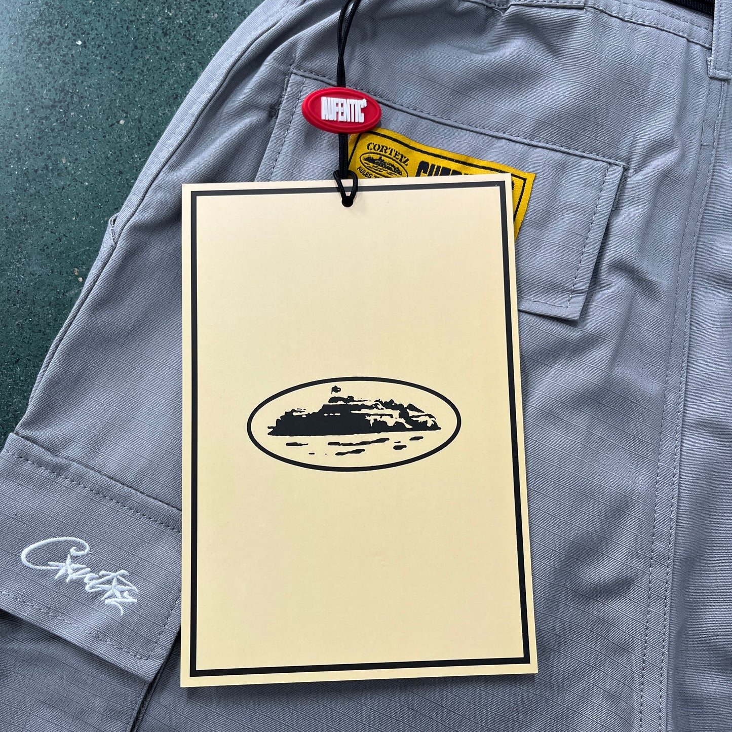 Gray Cargo Shorts