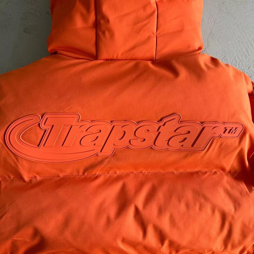 hyperdrive technical puffer jacket-orange