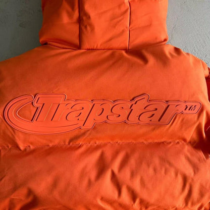 hyperdrive technical puffer jacket-orange