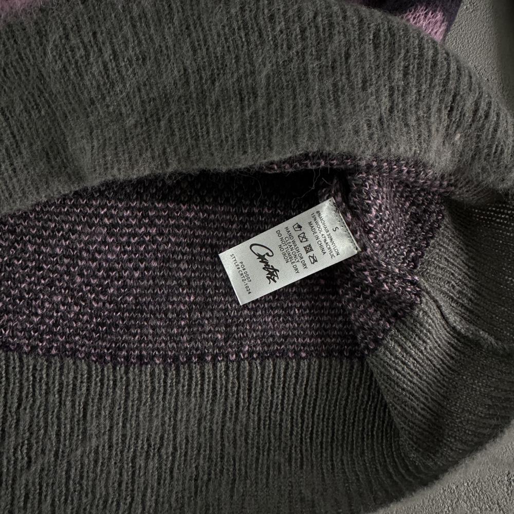 Mohair Purple Camo Knitted Jumper