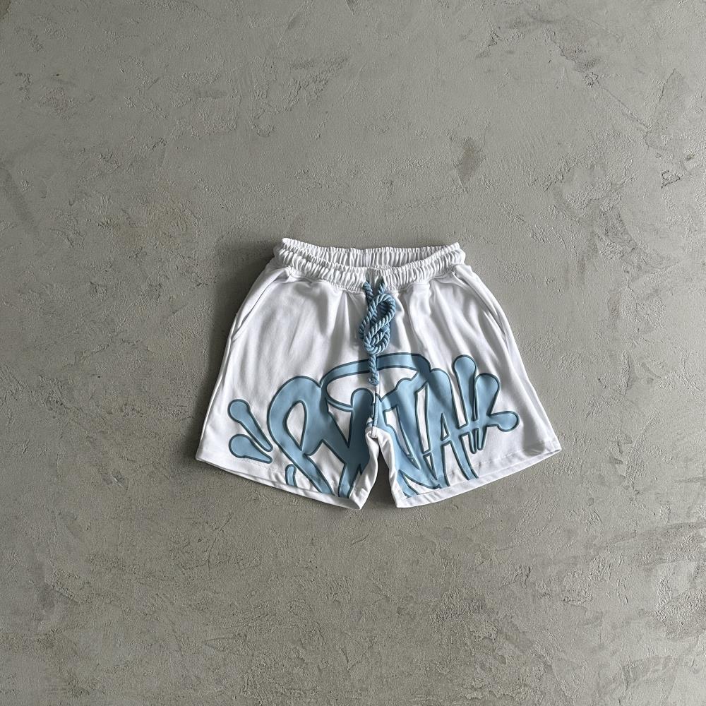 Syna Men's white and blue T-shirt set