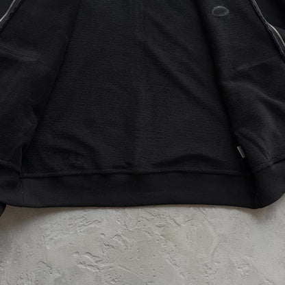MINI ISLAND ZIP HOODIE -BLACK