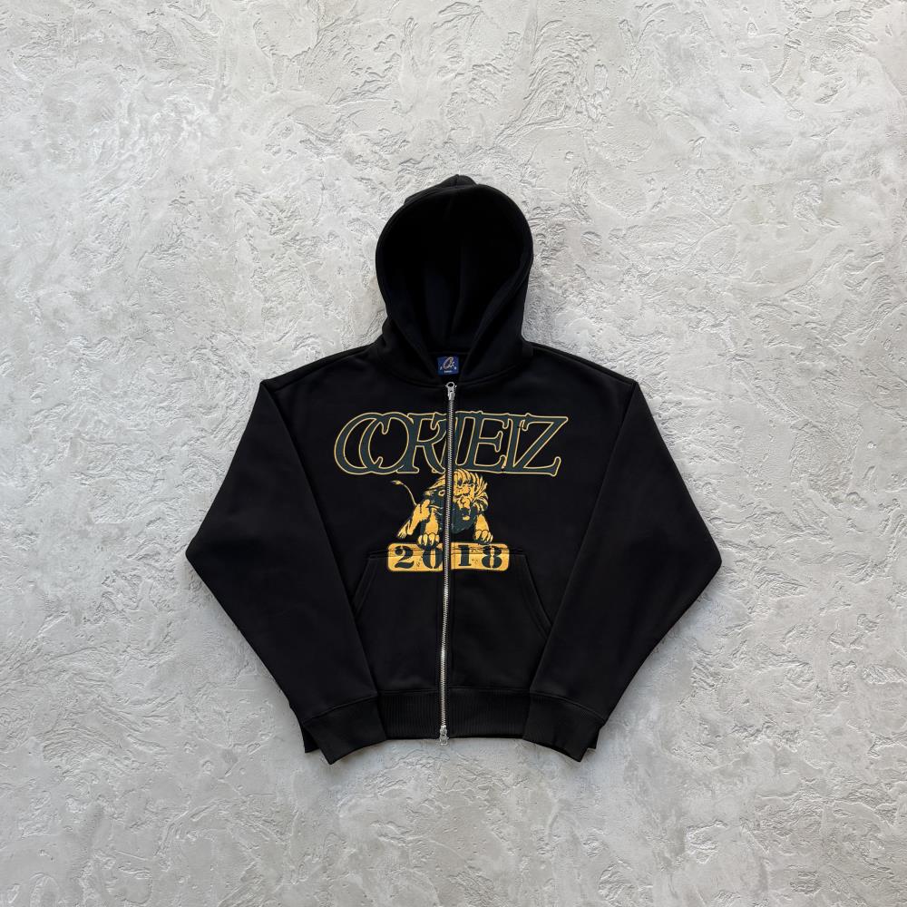 Corteiz Lion Varsity Open Hem zip set